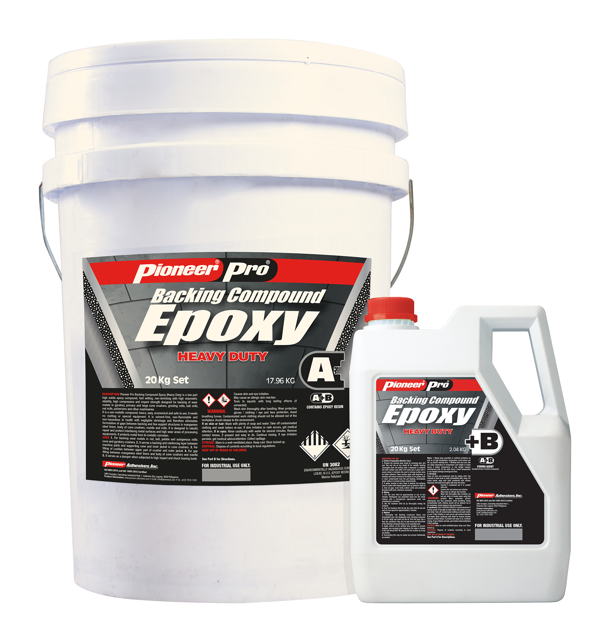 Pioneer Pro Heavy Duty Backing Compound Epoxy