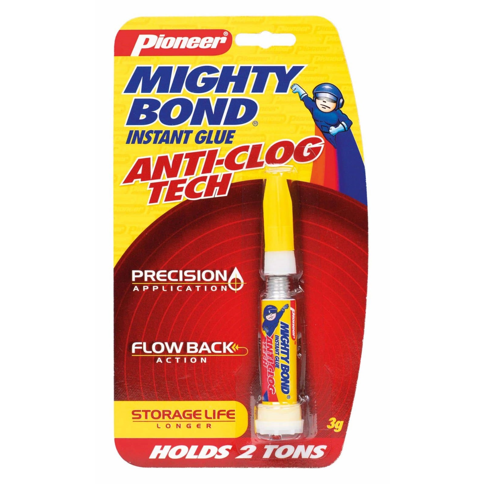 mighty bond anti clog instant glue super glue