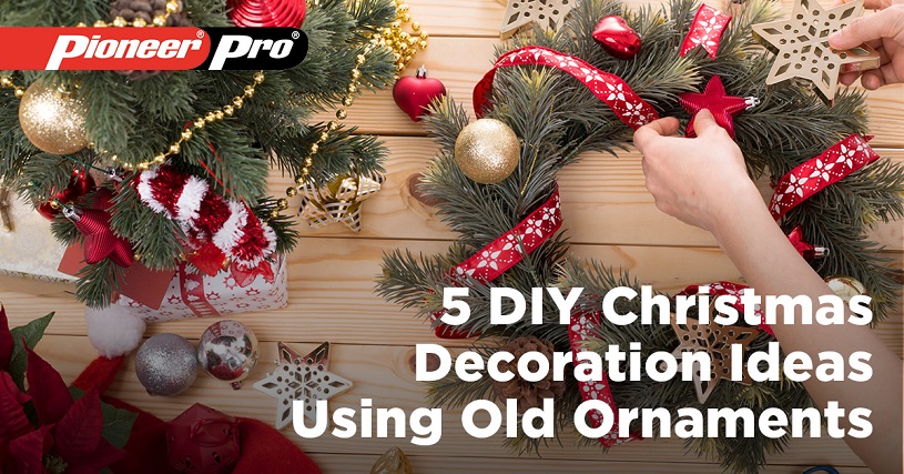 repurpose christmas decorations