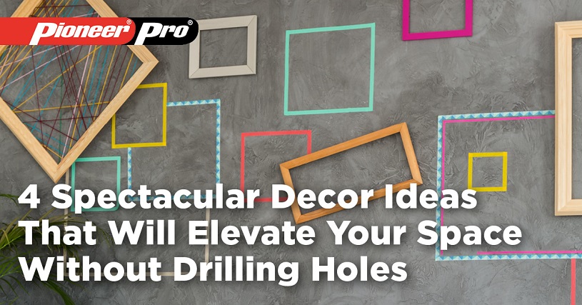 home decor ideas without drilling holes